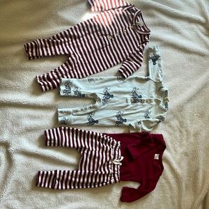 Kate Quinn Kids Matching Set - Burgundy and Cream